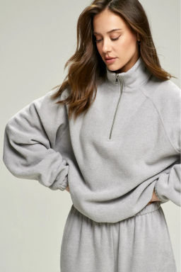 Анорак из плюша с начесом Grey - Erist store фото 3