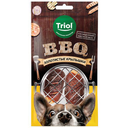 Лакомство для собак Золотистые крылышки, 100г, серия BBQ, Triol  фото 2