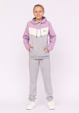 CRB wear / CWJG 90114-45 Костюм для девочки (толстовка, брюки),лаванда/Ex.Cherubino