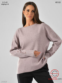 Женская тёплая кофта с пуговицами - Bruno фото 7