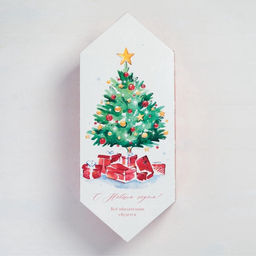 Цена за 5 шт. Коробка подарочная - конфета «С Новым годом!», 9×14.5×5 см