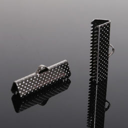 Зажим для ленты (набор 10шт) 22мм СМ-343, цвет серый - Queen fair фото 2