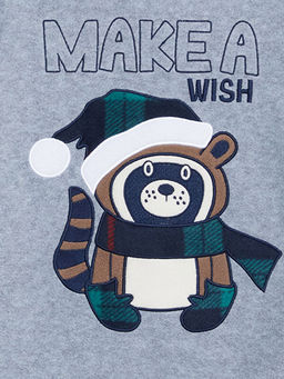 Bisiklet Yaka Polar Erkek ?ocuk Pijama Tak?m? - Waikiki фото 3