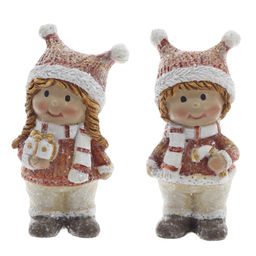 Фигурка декоративная "Дети", L2 W2,5 H6 см, 2в.