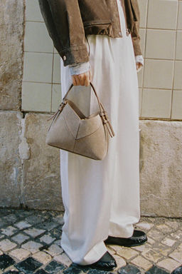 TOPSTITCH MINI TOTE BAG - Zara фото 12