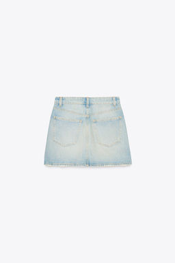TRF DENIM MINI SKIRT - Zara фото 6