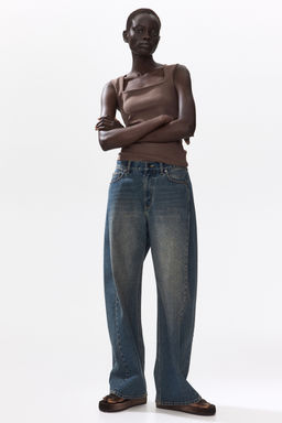 Top de canal? con escote cuadrado - H&m фото 8