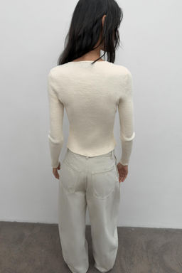 PANTAL?N BALLOON PINZAS / verde lavado - Zara фото 5