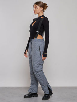 Полукомбинезон горнолыжный CHUNMAI 811Sr женский серый утеплитель 250 г/м² - Mtforce фото 6