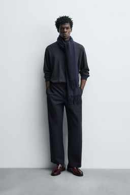 STRAIGHT-LEG TROUSERS