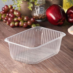 Цена за 100 шт. Контейнер одноразовый «Юпласт», пластик, 1 л, 18.6×13.2×6.4 см, прозрачный