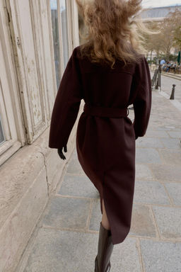LONG COAT WITH BELT