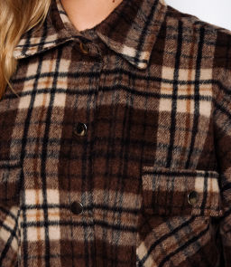 Рубашка #КТ25552, коричневый - Dommod фото 5