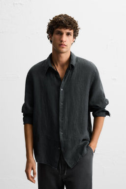 100% LINEN SHIRT - Zara фото 2