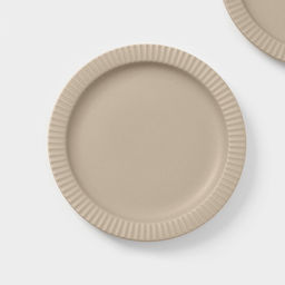 Тарелки Magistro Jarwah Lausanne, d=21.3 см, обеденные, набор 2 шт., фарфор, бежевые