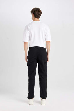 Габардиновые брюки-карго с карманами Regular Jogger - Defacto фото 6