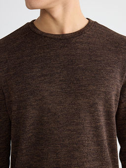 Bisiklet Yaka Erkek Sweatshirt