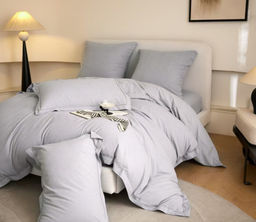 КПБ Mency Winni Бархатный Сатин на резинке по кругу MENBSR04 Евро