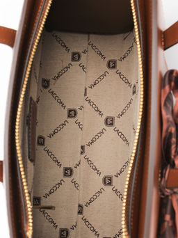 LACCOMA сумка АС622-Россия-шоколад эко кожа