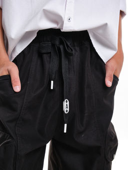 Брюки карго 33-91232 черный - Mini maxi фото 7