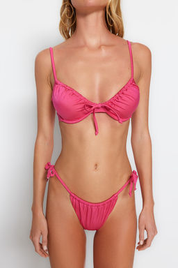 TRENDYOLMILLA Yesil Balkonet Tunelli Brazilian Bikini Tak?m? TBESS22BT0021  фото 41