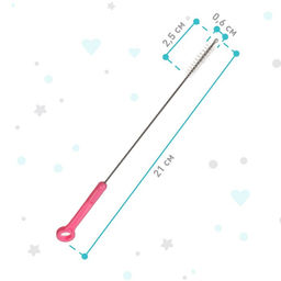 Ёршик для бутылочек и сосок, цвет МИКС, 22 см, Крошка Я