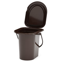 Ведро-туалет 17л. (уп.10) мокко М1319