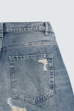 RIPPED BALLOON FIT JEANS - Zara фото 11