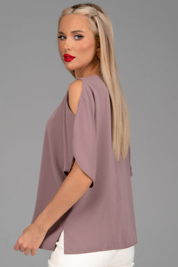 Блузка Аура (мокко) - Эльза фото 7