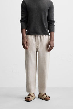 100% LINEN TROUSERS - Zara фото 5