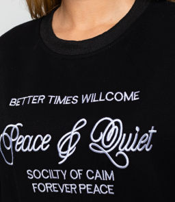 Свитшот #КТ1786, чёрный - Dommod фото 5