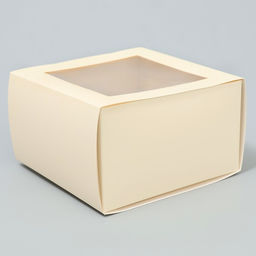 Цена за 5 шт. Коробка подарочная складная с пластиковым окном, упаковка, «Топленое молоко», 14×14×8 см