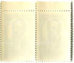 Марка И.С.Никитин  русский поэт 1974 год (блок из 2 марок)