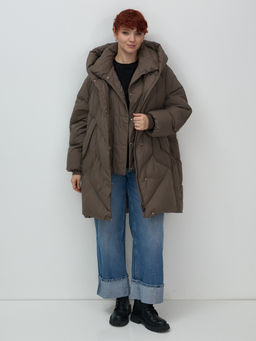 Пальто двубортная зимнее утепленное Бренд: Visdeer  фото 14