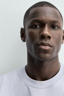 CAMISETA HEAVYWEIGHT MANGA CORTA / Hielo - Zara фото 5