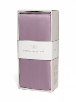 Проcтыня натяжная сатин 160x200+25 лиловый сатин - Lucky фото 4