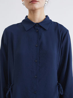 Beli Ba?lamal? Modal Kar???ml? G?mlek Elbise