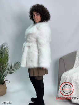 Шуба женская из искусственного меха