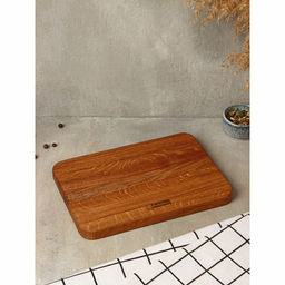 Блюдо - поднос деревянный для сервировки и подачи Adelica «Арно», 25×18×1.7 см, дуб