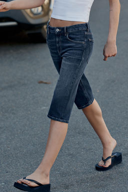JEANS TRF CAPRI TIRO MEDIO / Marino - Zara фото 2