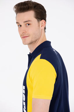 Мужская темно-синяя футболка с воротником-поло Неожиданная скидка в корзине - U.s. polo assn фото 10