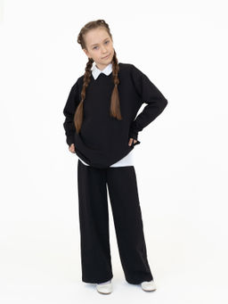 Костюм для девочки черный 7065 (146)