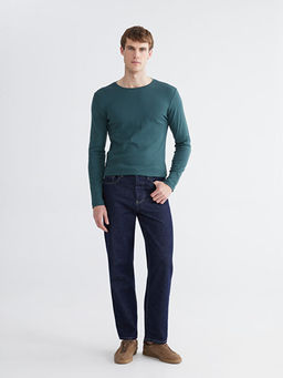 Bisiklet Yaka Uzun Kollu Erkek Ti??rt