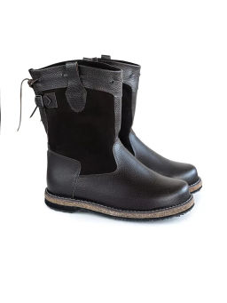 Сапоги мужские Барс, коричневые, на войлочной подошве