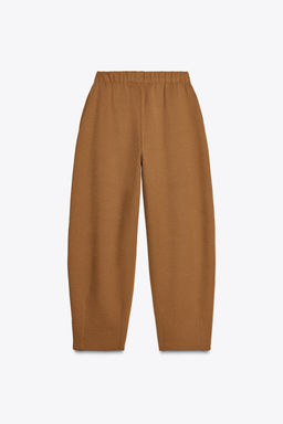 INTERLOCK COCOON TROUSERS - Zara фото 21