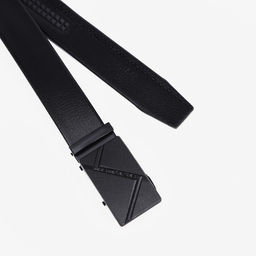 Ремень мужской, ширина 3.5 см, пряжка автомат, цвет чёрный - Simaland фото 2