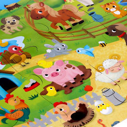 Напольный пазл Большая ферма - Puzzle time фото 3