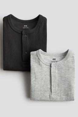 Pack de 2 bodies con cuello panadero - H&m фото 2