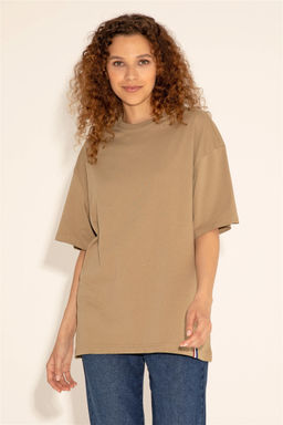 Футболка U.S. Polo Assn цвета хаки из хлопка  фото 3