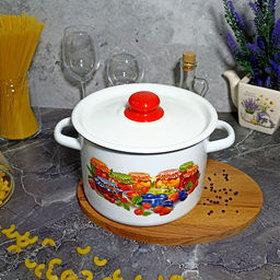 Кастрюля 4,5л 1с17/с белосн. Варенье